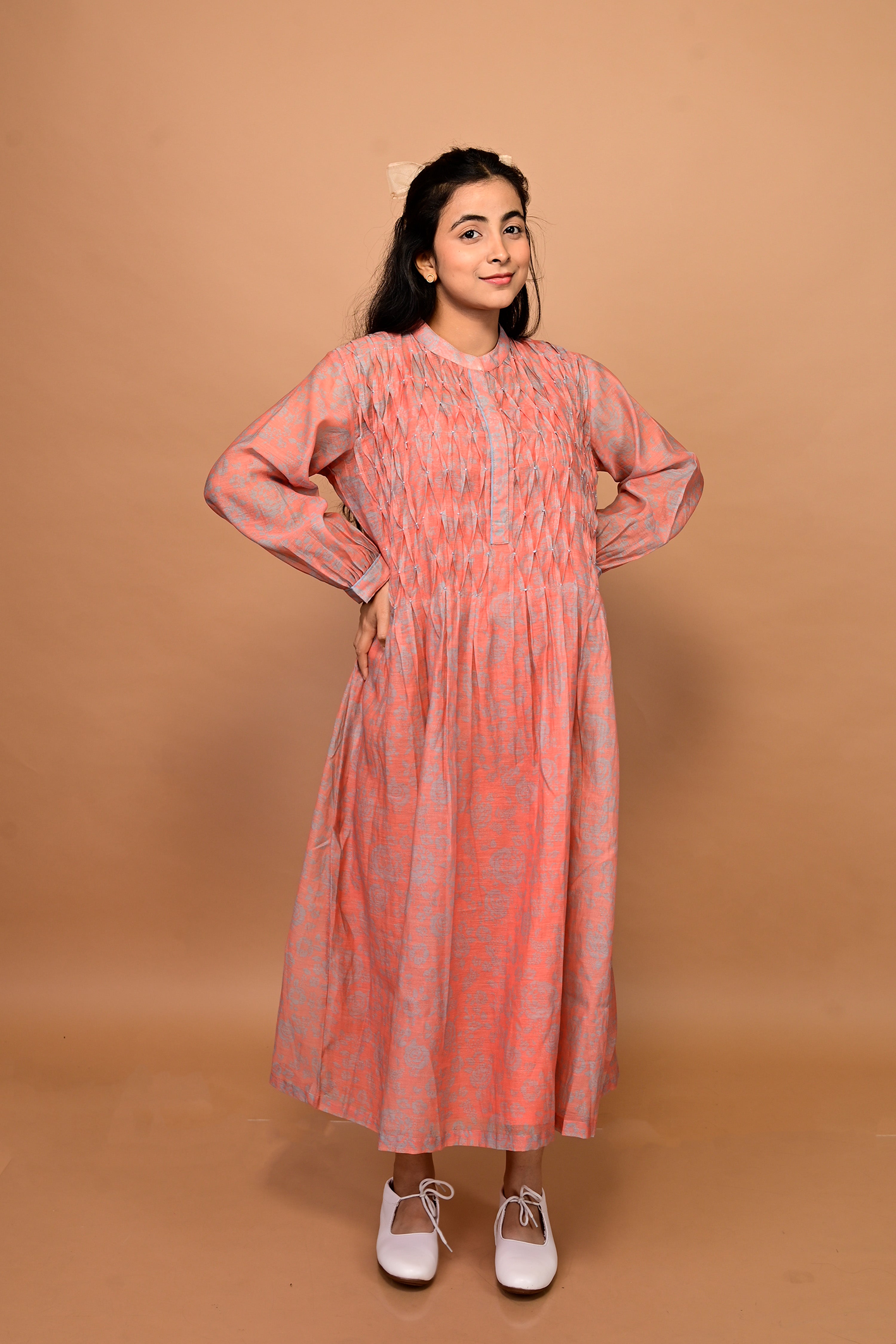 ROSE SMOKEY DRESS