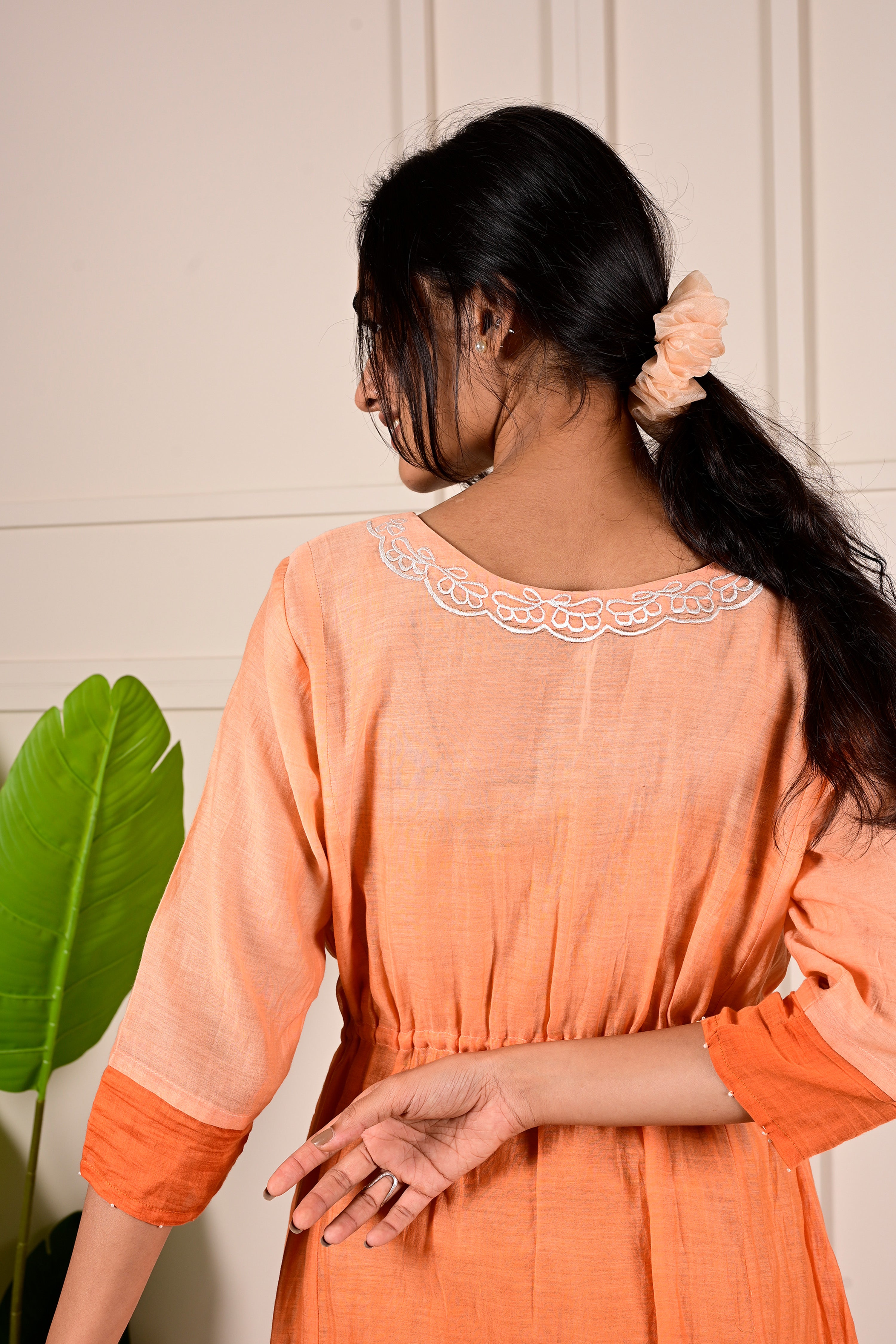 SAFFRON KNOT DRESS