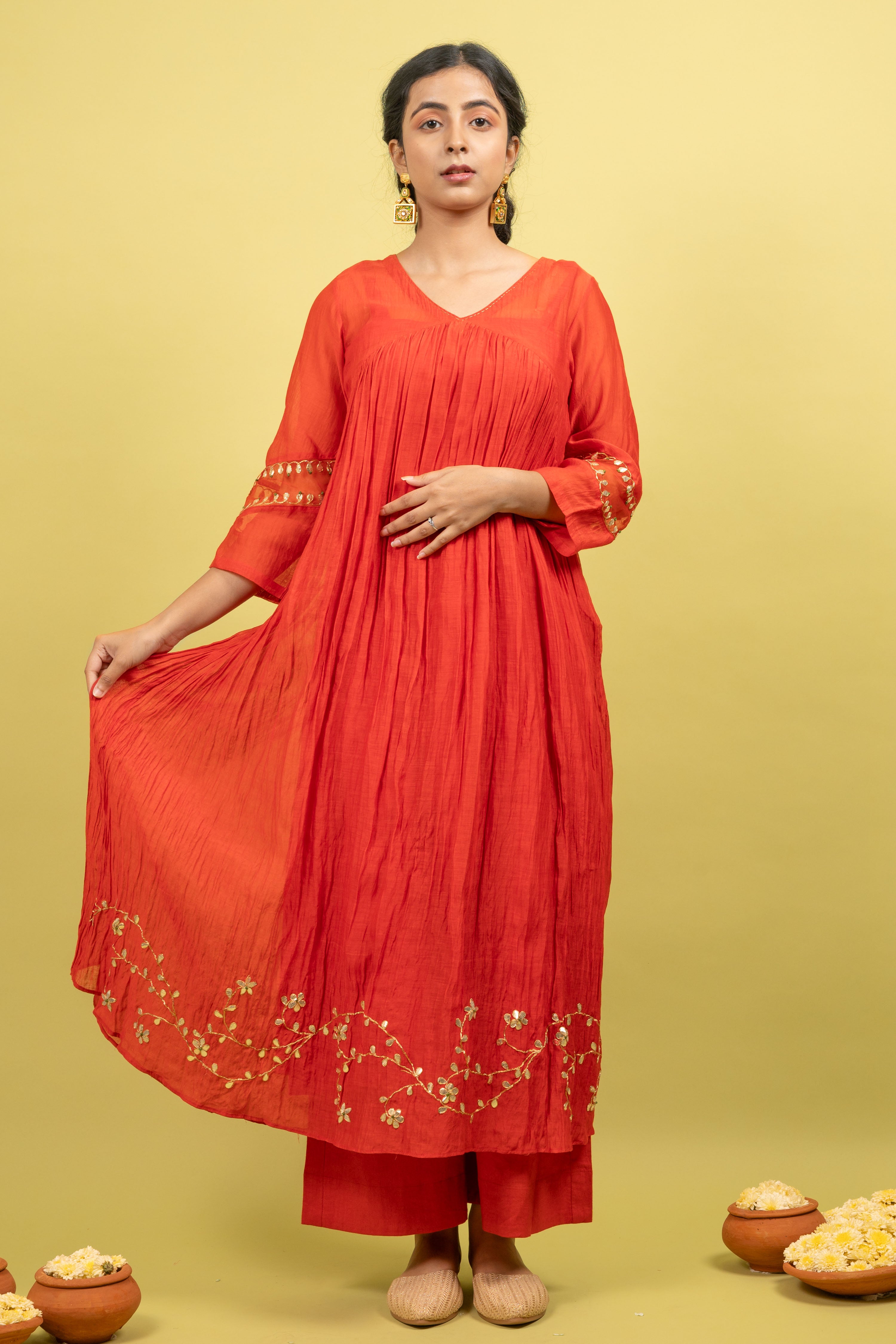 SINDOOR KURTA SET