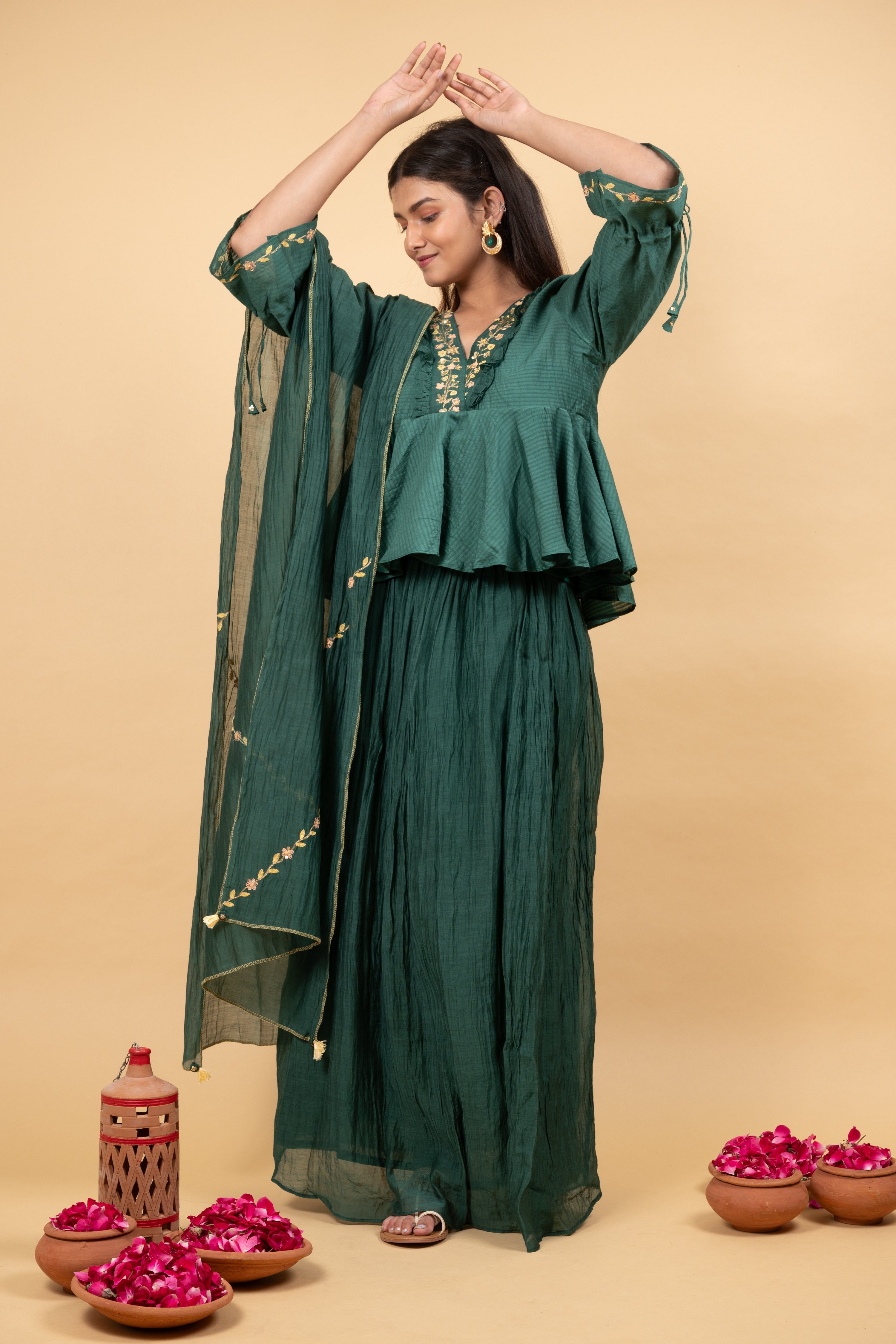 NEELAMBARI SKIRT SET