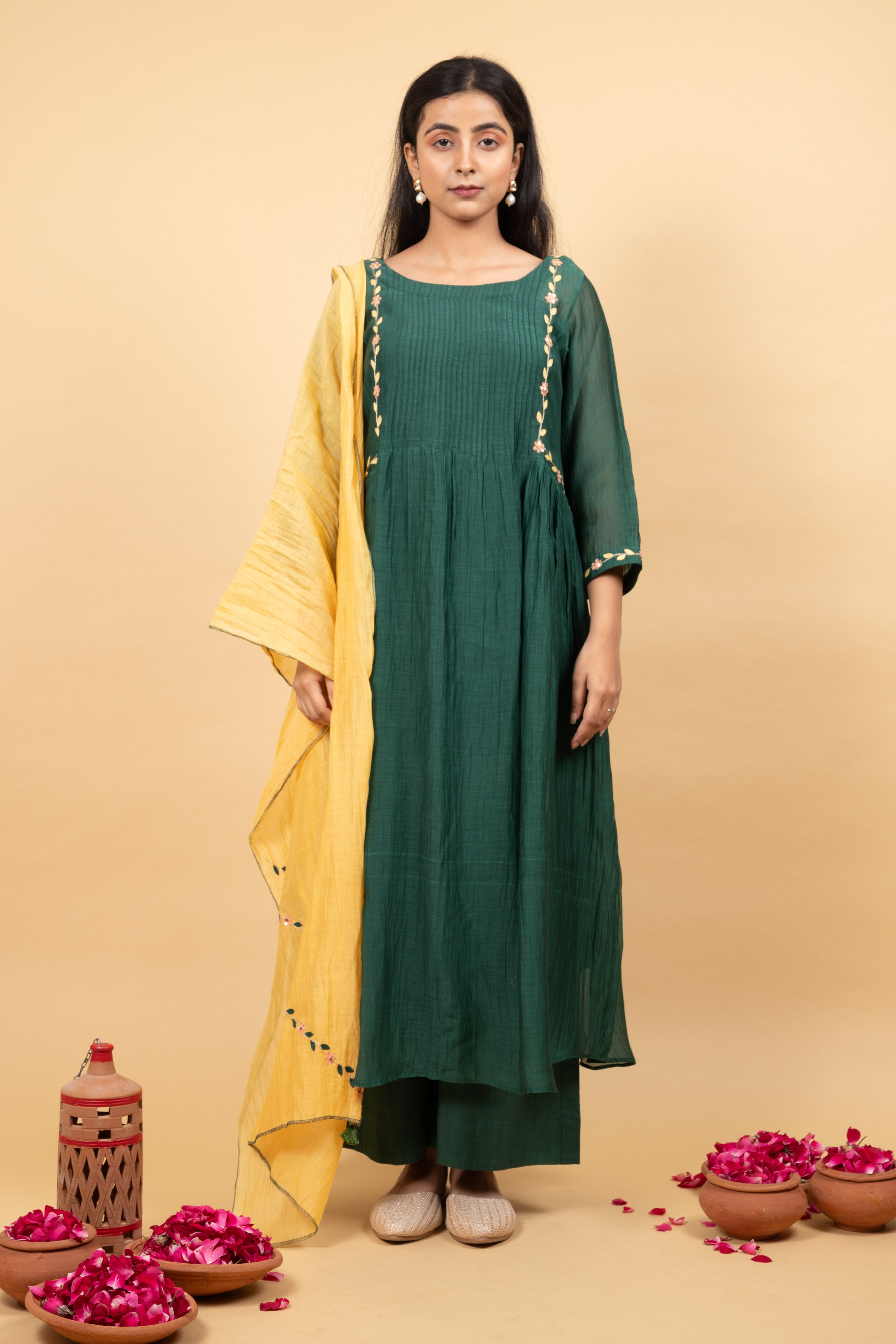 NEELAMBARI KURTA SET