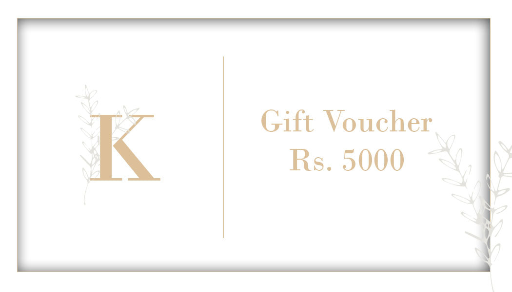 Kkanyaah Gift Voucher - ₹ 5000